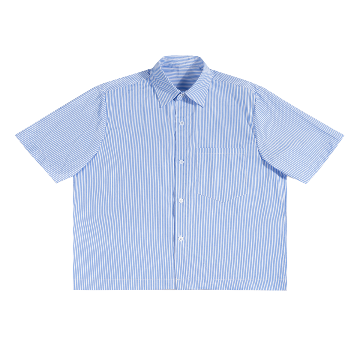 Chemise SIÈCLE bleue à rayures verticales — Urban Set 001