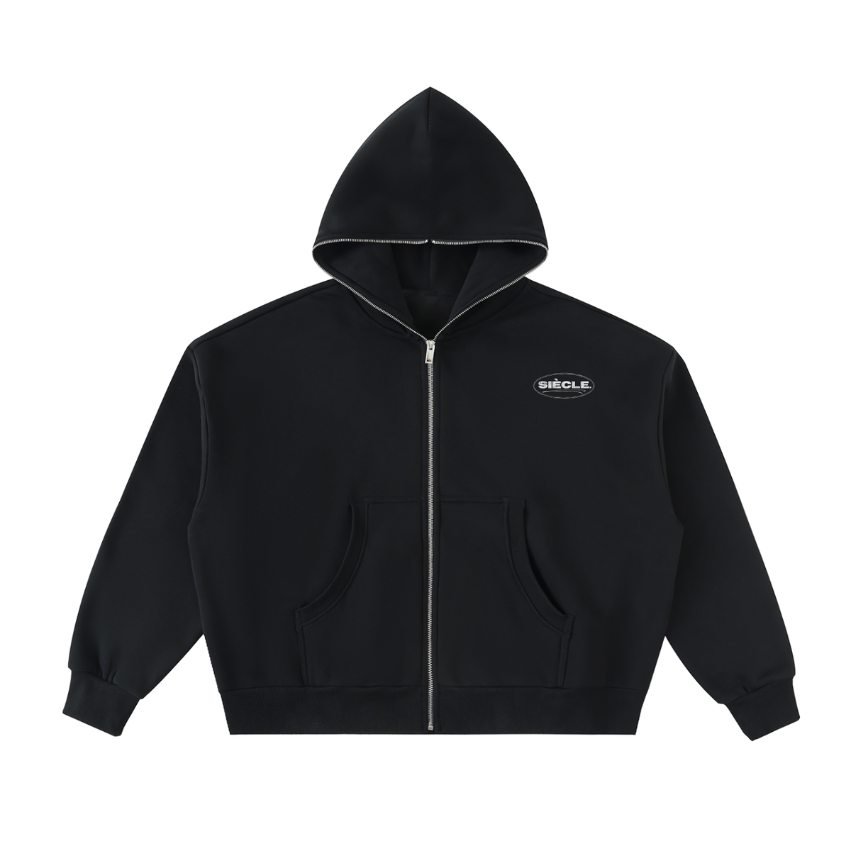 Sweat zippé boxy en polaire — SIÈCLE