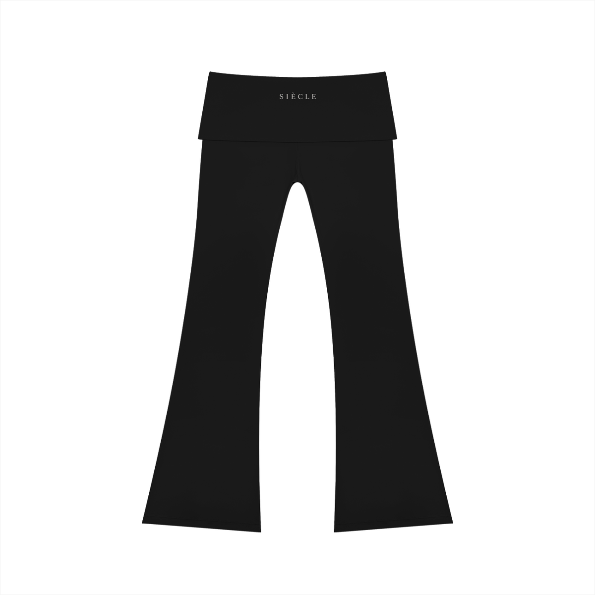 Pantalon yoga femme taille haute évasé — SIÈCLE